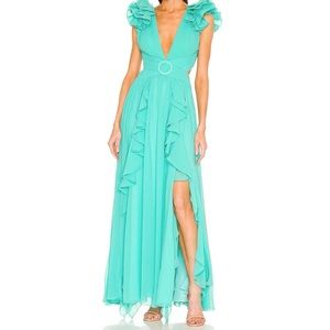 Patbo Flutter Sleeve Maxi Dress